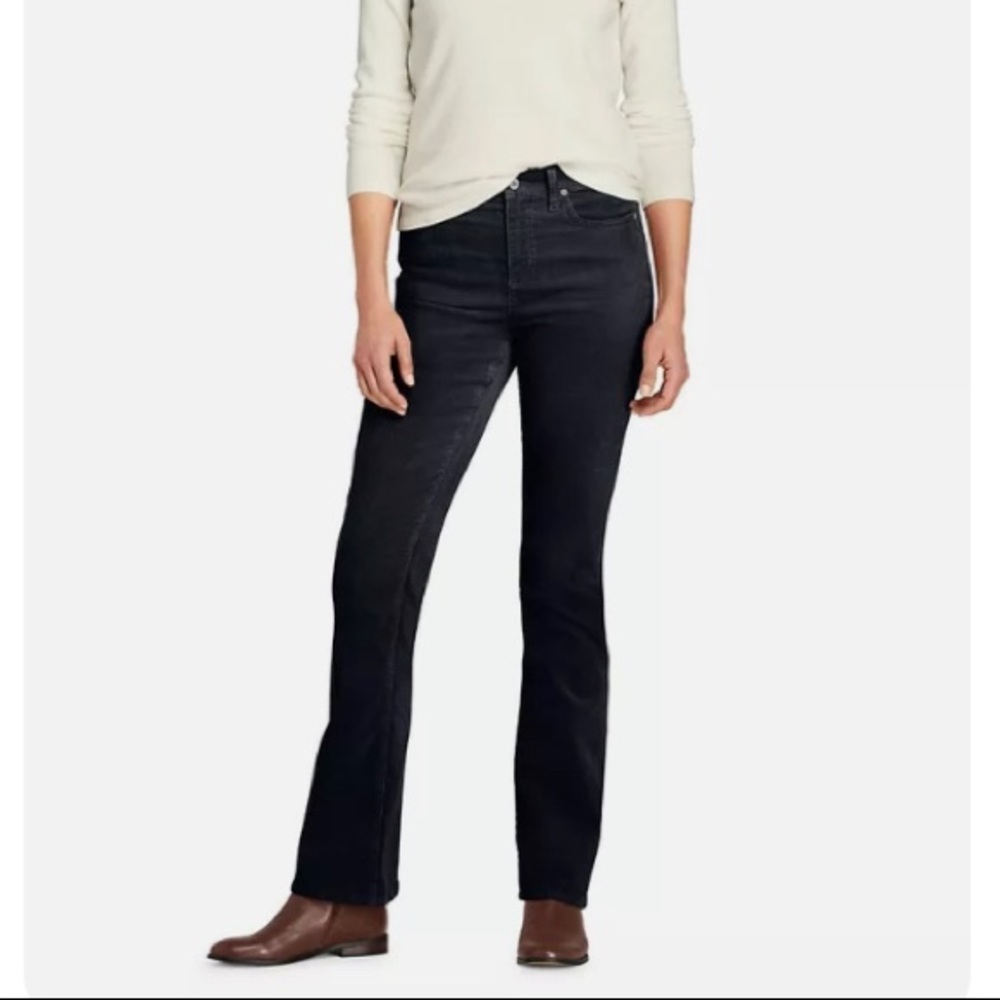 Lands’ End Bootcut Corduroy Pant sz 20W Short NWT
